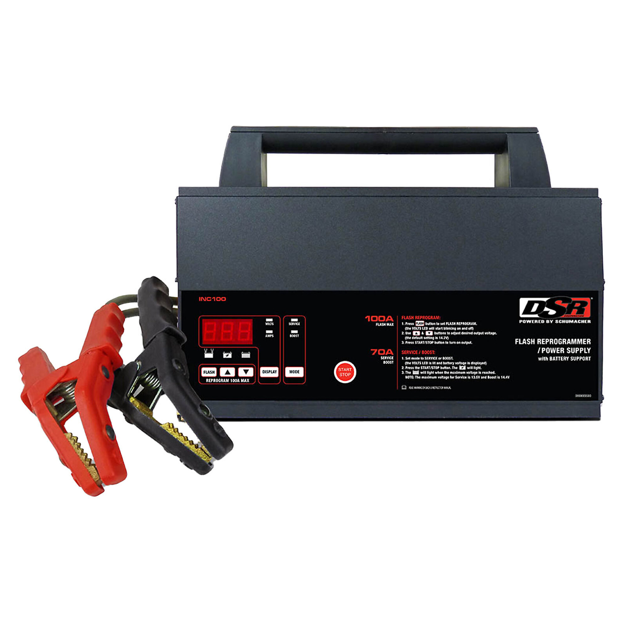 Schumacher DSR INC-100 Flash Reprogrammer/Power Supply — 100A Max Output, 70A Continuous, Microprocessor Controlled, Model# INC100